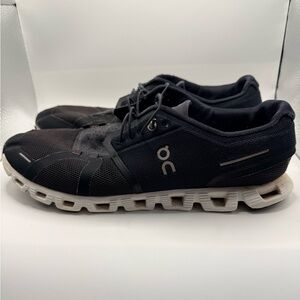 ON CLOUD 5 Men’s Lightweight Running Shoes Size 12.5 Black White